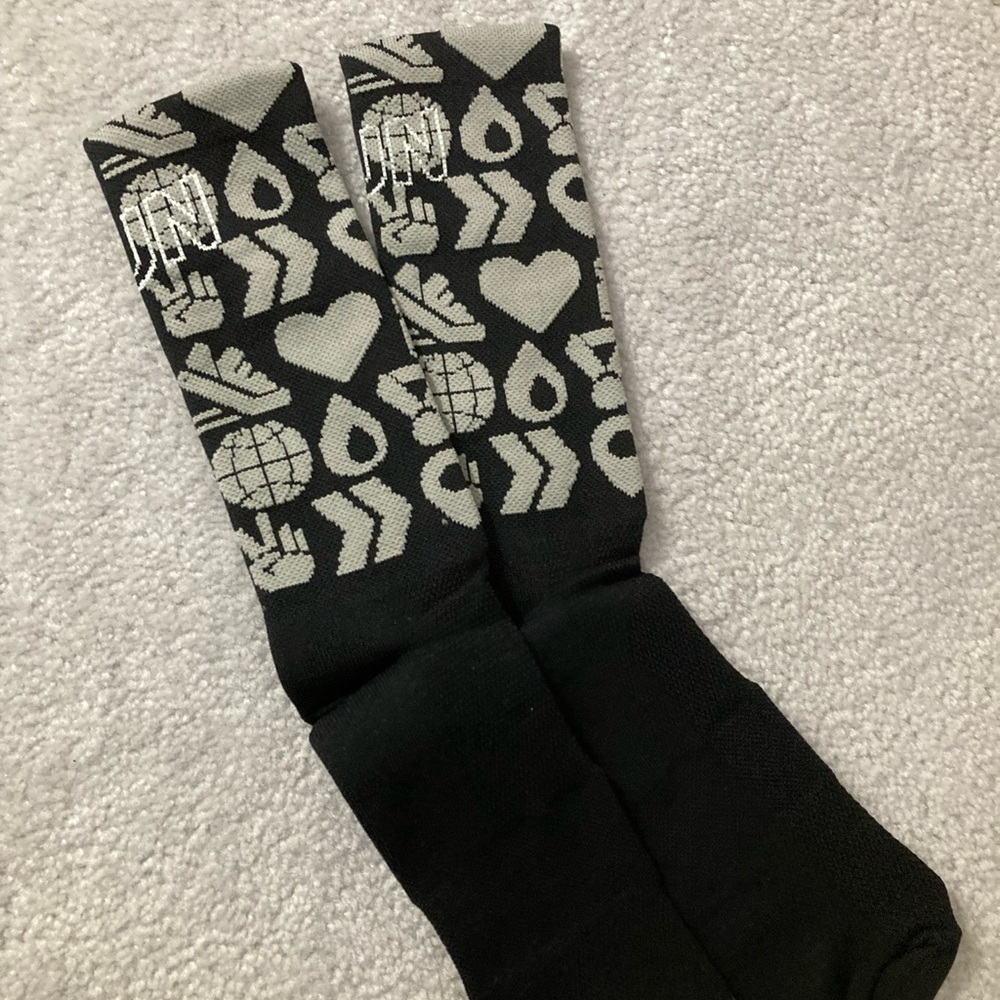 Running Performance Socks - Black and Gray Socks